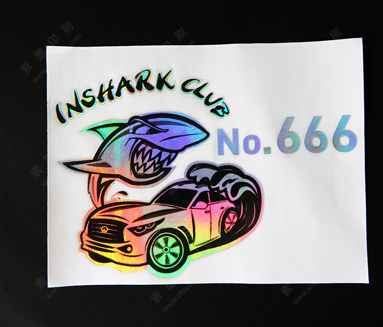 鐳射反光車貼-單黑打印-轉(zhuǎn)移…